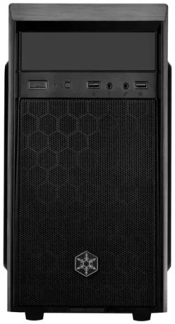 Корпус SilverStone SST-PS16B ATX, 2xUSB 3.0, HD Audio, Black RTL (SST-PS16B)