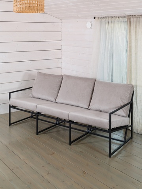 Диван (Mateo) модульный(3), Konfetti Smoke (Дым)