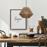 SLE6025-603-01 Светильник подвесной бежевый/черный E27 1*40W ETTAN