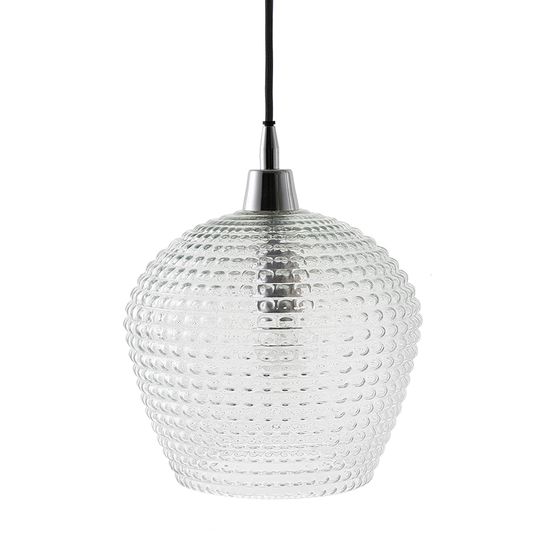 Светильник подвесной aurora, D24 см, прозрачный