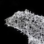 Светодиодная фигура "Медведь" ажурный каркас