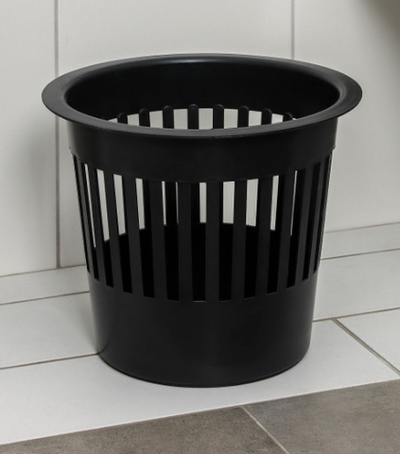 Корзина для мусора ПластоС, 9 л, пластик, чёрная