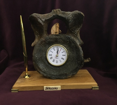 Письменный набор "Часы вечности"