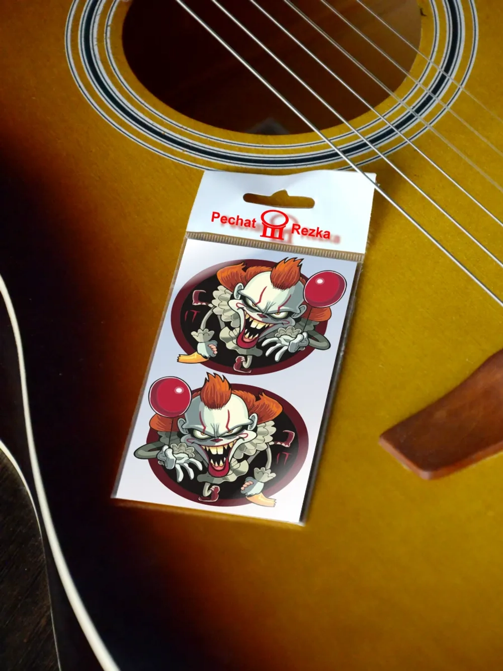 Стикеры - Страшный клоун