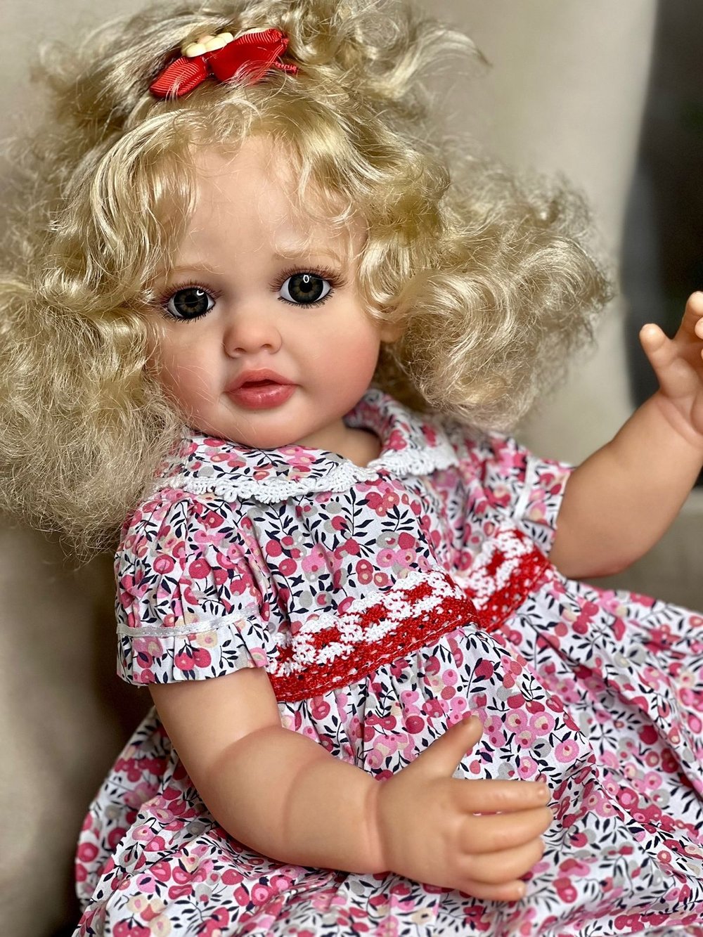 Кукла Реборн виниловая 55см в пакете (FA-169)