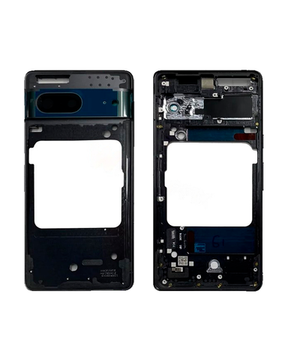 Средняя часть корпуса (рамка) для Google Pixel 7 черная (Obsidian)
