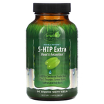 Irwin Naturals, Двойная эффективность, 5-гидрокситриптофан Экстра, 60 мягких желатиновых капсул с жидким наполнением