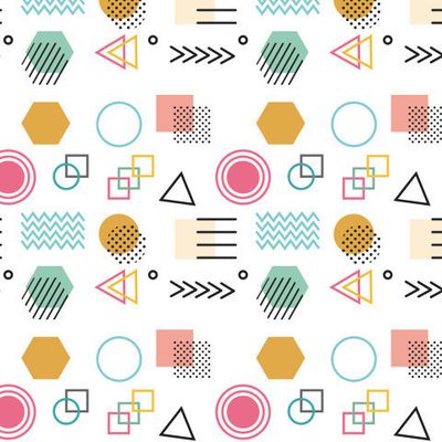 Абстрактный геометрический узор с простыми формами