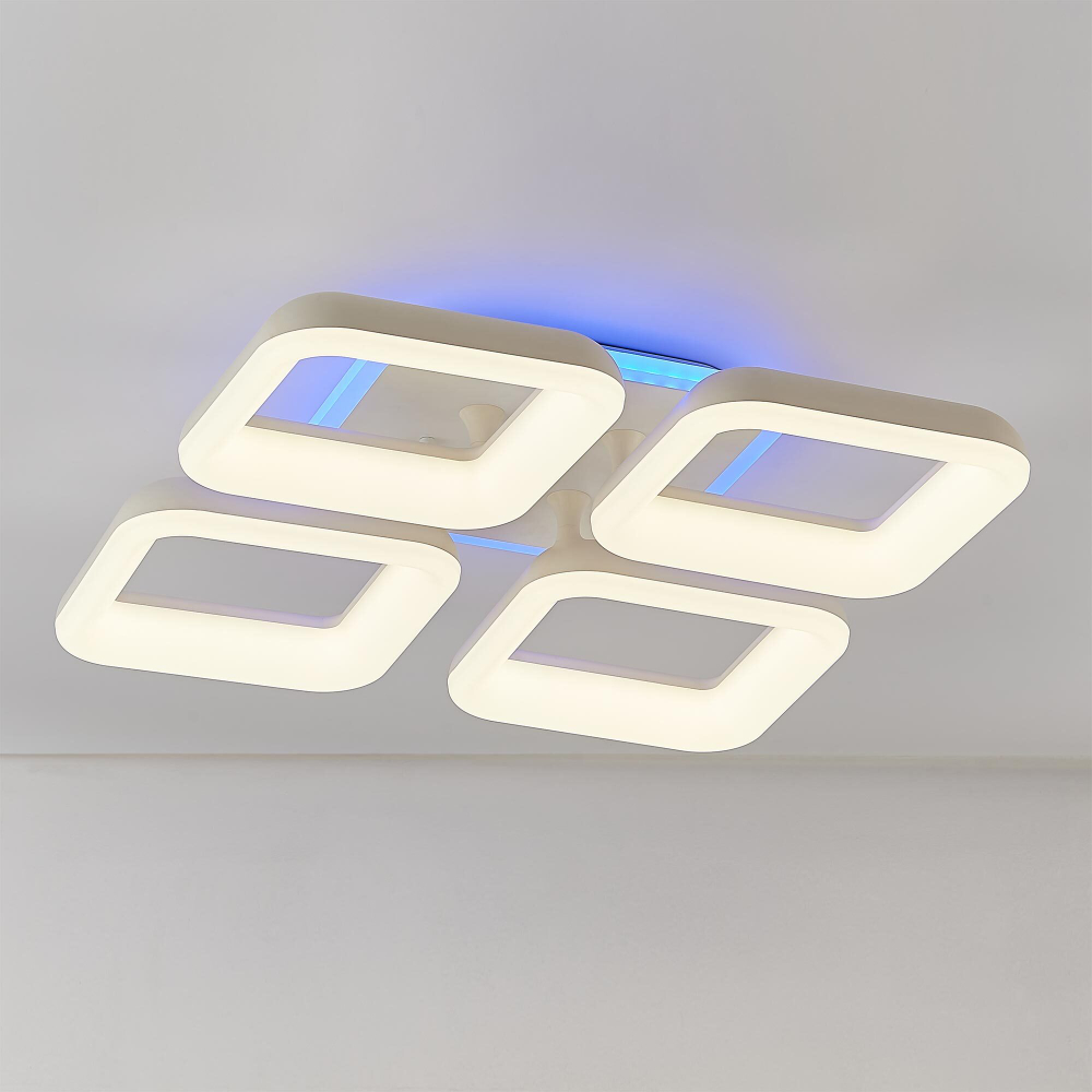 Citilux Паркер Смарт CL225A240E RGB Умная люстра Белая
