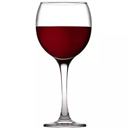 Бокал для вина «Ресто» стекло 290мл D=68,H=185мм прозр