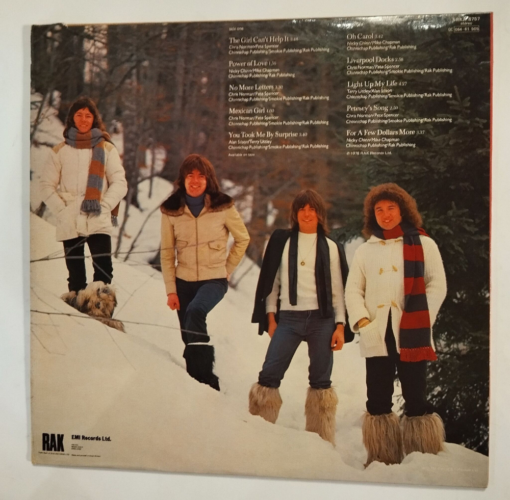 Винтажная виниловая пластинка LP Smokie The Montreux Album (UK 1978)
