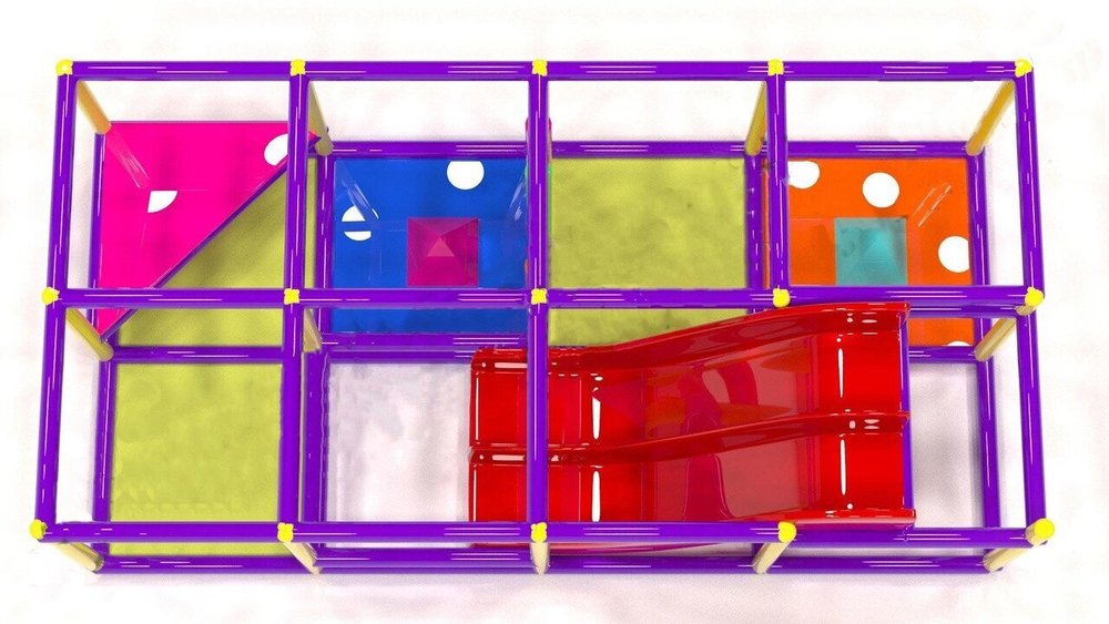 Детский игровой лабиринт «Классик 2» 11м² (4.65*2.35*2.5м)