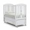 Детская кроватка с продольным маятником Гандылян Дени Люкс Белая