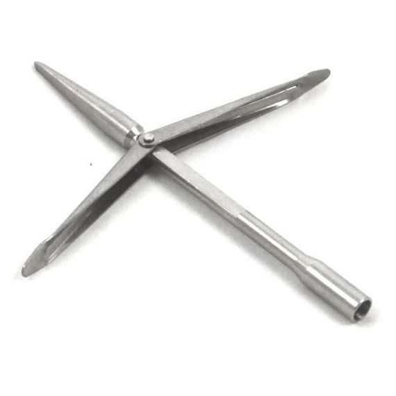 Наконечник Salvimar Martin из нерж. стали с 3-х гранным бойком и 2-мя флажками