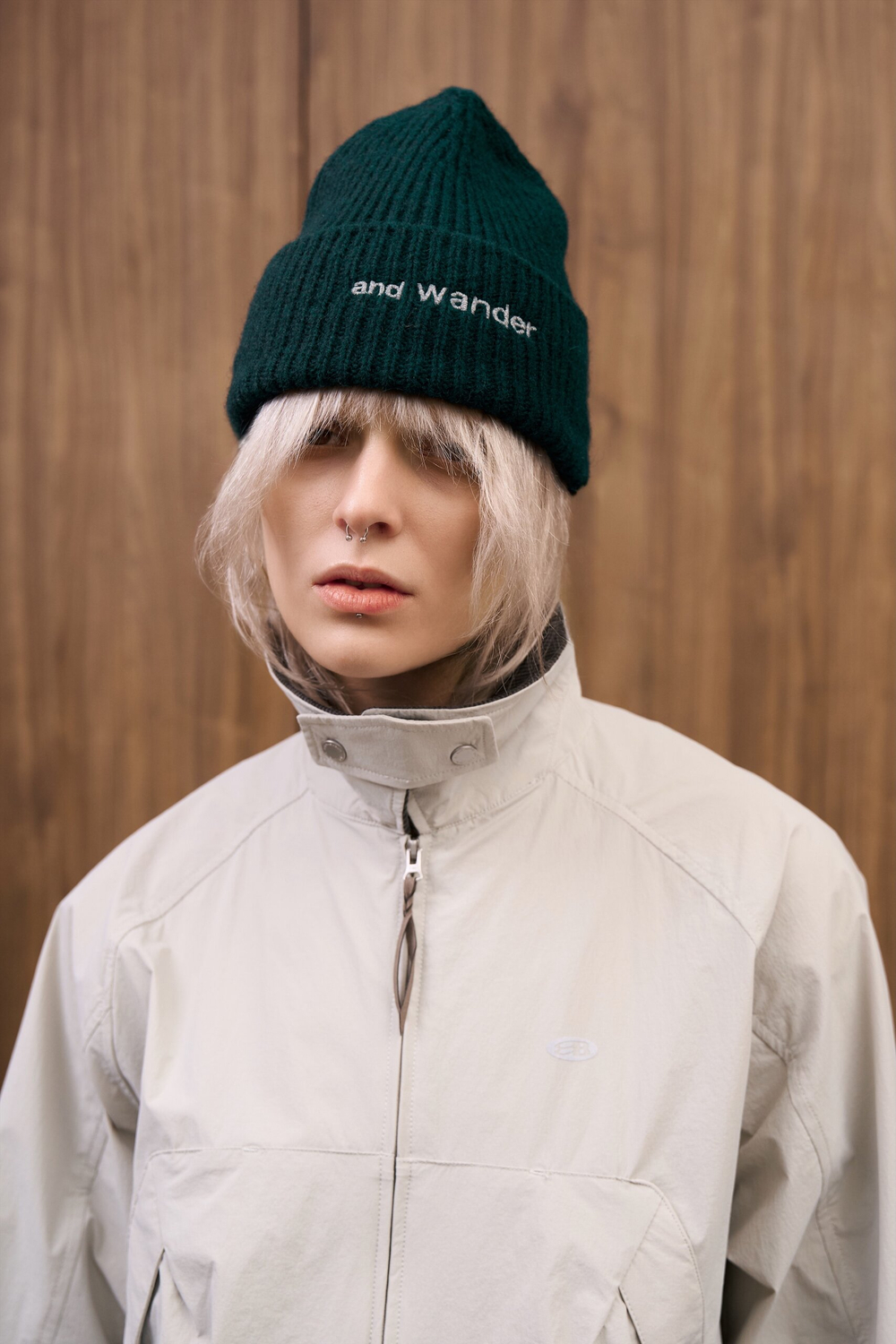 Куртка Nothomme Blue Monte Big Pocket Lapel Jacket "Snow Lotus Gray" Women's