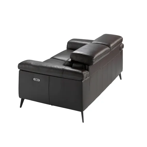 Двухместный диван с реклайнером Angel Cerda 5319-2P, темно-коричневая кожа