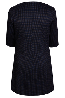 Платье-туника 1054Ла, клетка #224Кз211054Ла