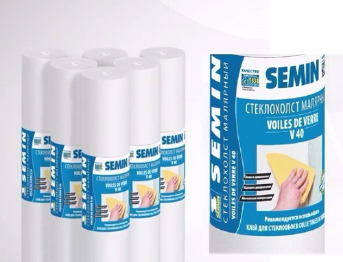 Стеклохолст малярный Semin VOILES DE VERE V 40 паутинка 40 г/м2 1х50 м