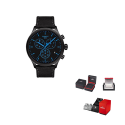 TISSOT Soko Collection Quartz Movement Men"s Watches Watch 45mm Black Dial Stainless Steel Case Rubber Strap