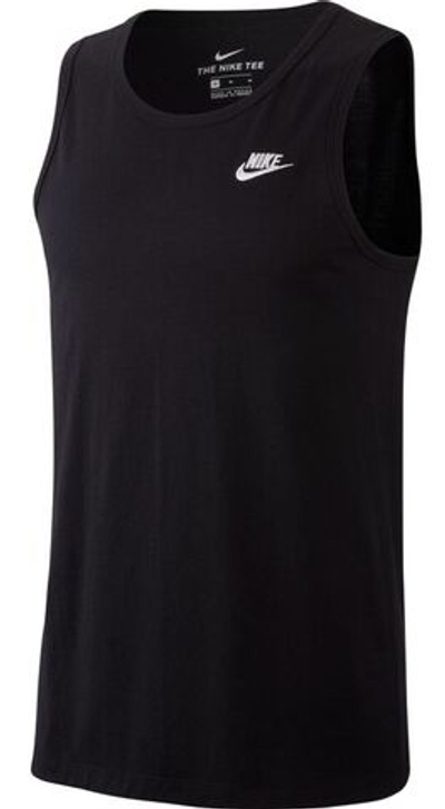 Футболка мужская теннисная Nike Sportswear Club Tank M - black/white