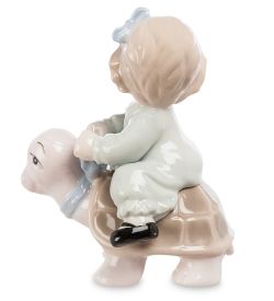 JP-36/22 Фигурка «Девочка верхом на черепашке» (Pavone)
