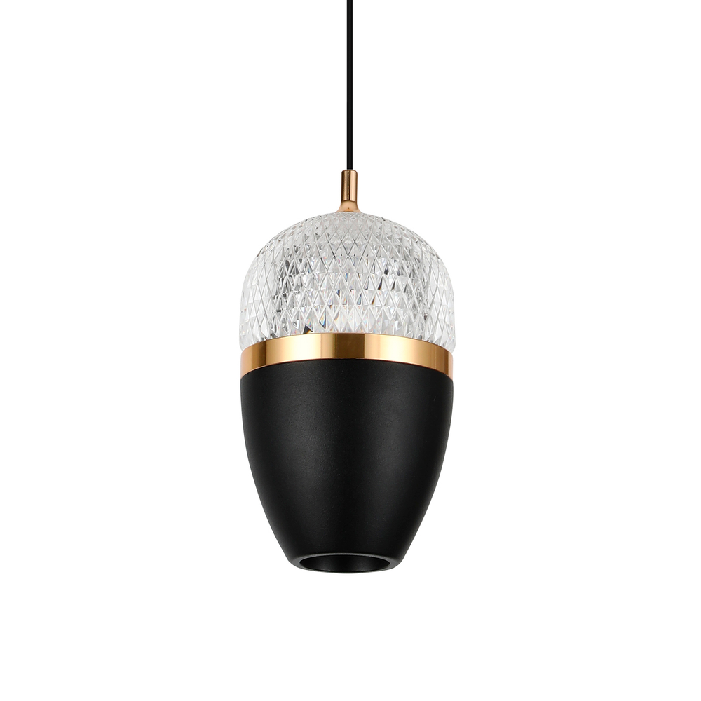 Подвесной светодиодный cветильник LED4U L8754-1 BK