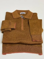 Лонгслив мужской,Поло с длинным рукавом