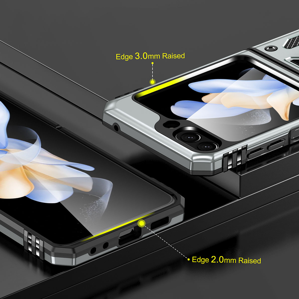 Чехол Safe Case с кольцом и защитой камеры для Samsung Galaxy Z Flip 6