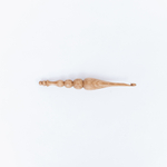 Деревянный крючок для вязания из древесины дуба 5 мм. K198