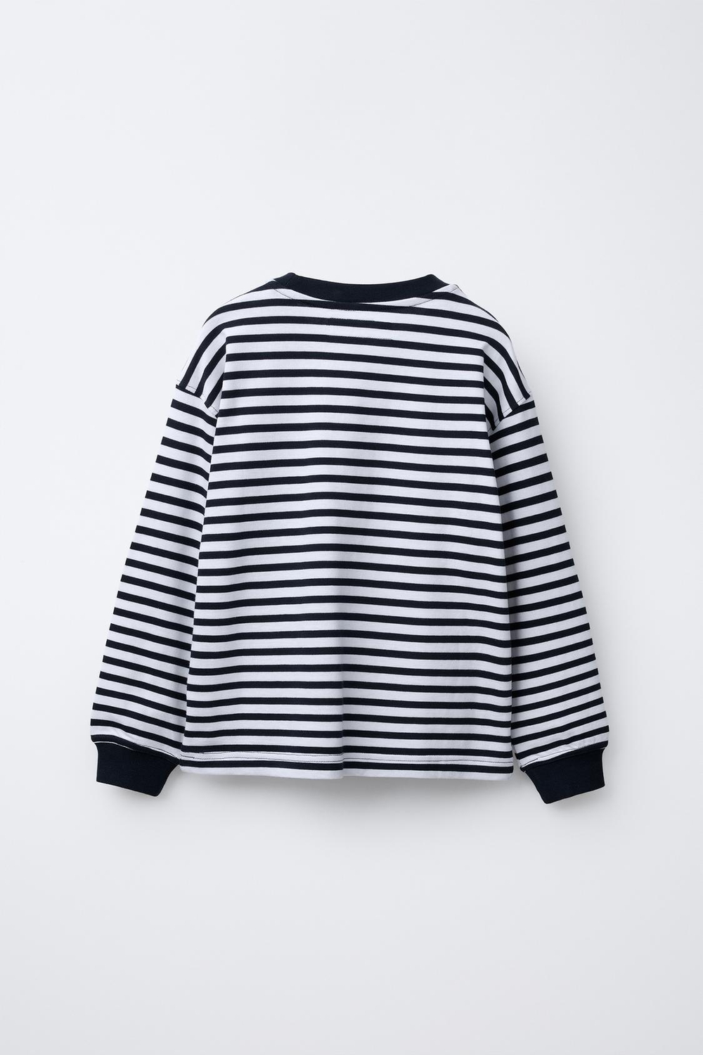 ZARA ЛОНГСЛИВ В ПОЛОСКУ ИЗ ПЛОТНОЙ ТКАНИ, ПОЛОСКИ