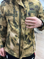 Куртка тактическая softshell мох