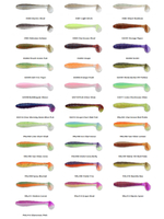 Приманка силиконовая Keitech Swing Impact FAT 4.3", 10,3г цвет #401 Green Pumpkin / Chartreuse