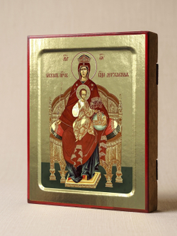 Икона Пресвятой Богородицы, Державная на дереве: 125 х 160 (Синопсисъ)