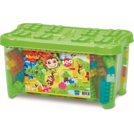 Ecoiffier Abrick - Блоки Jungle 200 шт.1379 / артикул   1379  / GTIN 3280250013792