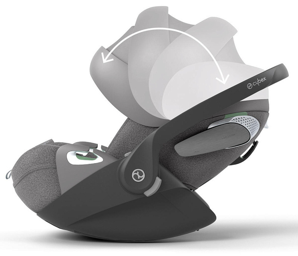 Коляска 3 в 1 Cybex Priam IV Chrome Brown complete и автокресло Cloud T i-Size Mirage Grey Plus Leaf Green