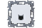 Розетка компьютерная RJ45 категория 5 UTP белая Legrand Etika