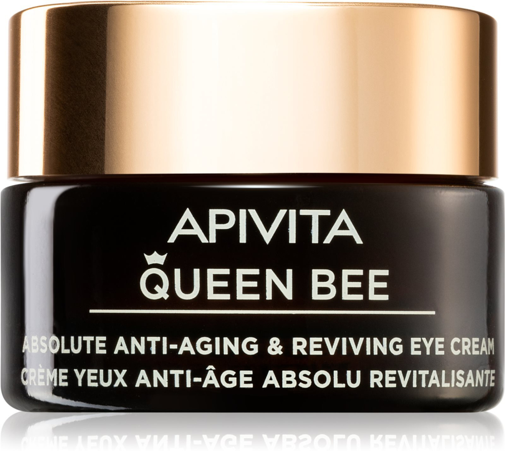 Apivita Queen Bee Mini Pouch Gift - интенсивный крем против морщин вокруг глаз /   15  ml  / GTIN 5201279080969