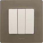 Рамка 1 пост светлая галька ETIKA Legrand