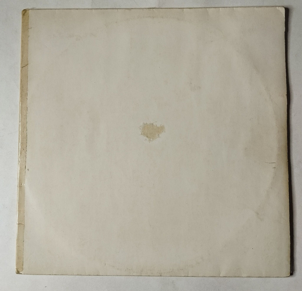 Винтажная виниловая пластинка LP The Beatles White Album (France 1978)