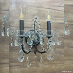 Настенный светильник Crystal Lux ODELIS AP2 BROWN