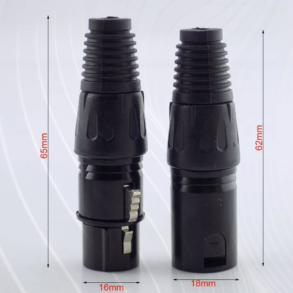 Разъем XLR для микрофона, аудио-видео аппаратуры