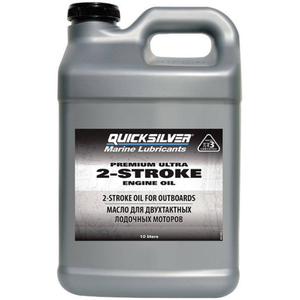 Масло QS 2-cycle TC-W3 Premium outboard oil 10л