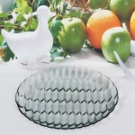 Фруктовница пластиковая «Серая дымка» 22,5*2,5см