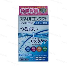 Японские капли для глаз при ношении контактных линз Lion Smile Contact Cool Fresh, 12 мл.