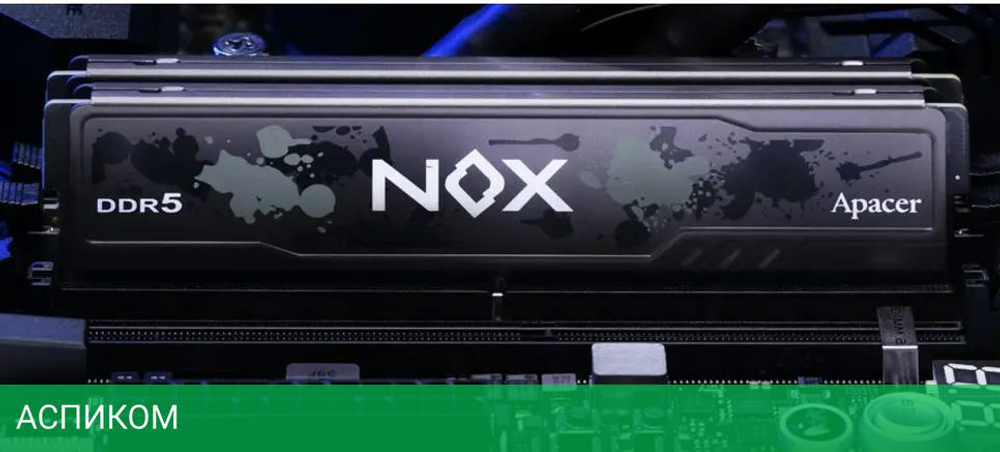 Оперативная память Apacer NOX 2x32GB DDR5 (AH5U64G52C522MBAA-2)
