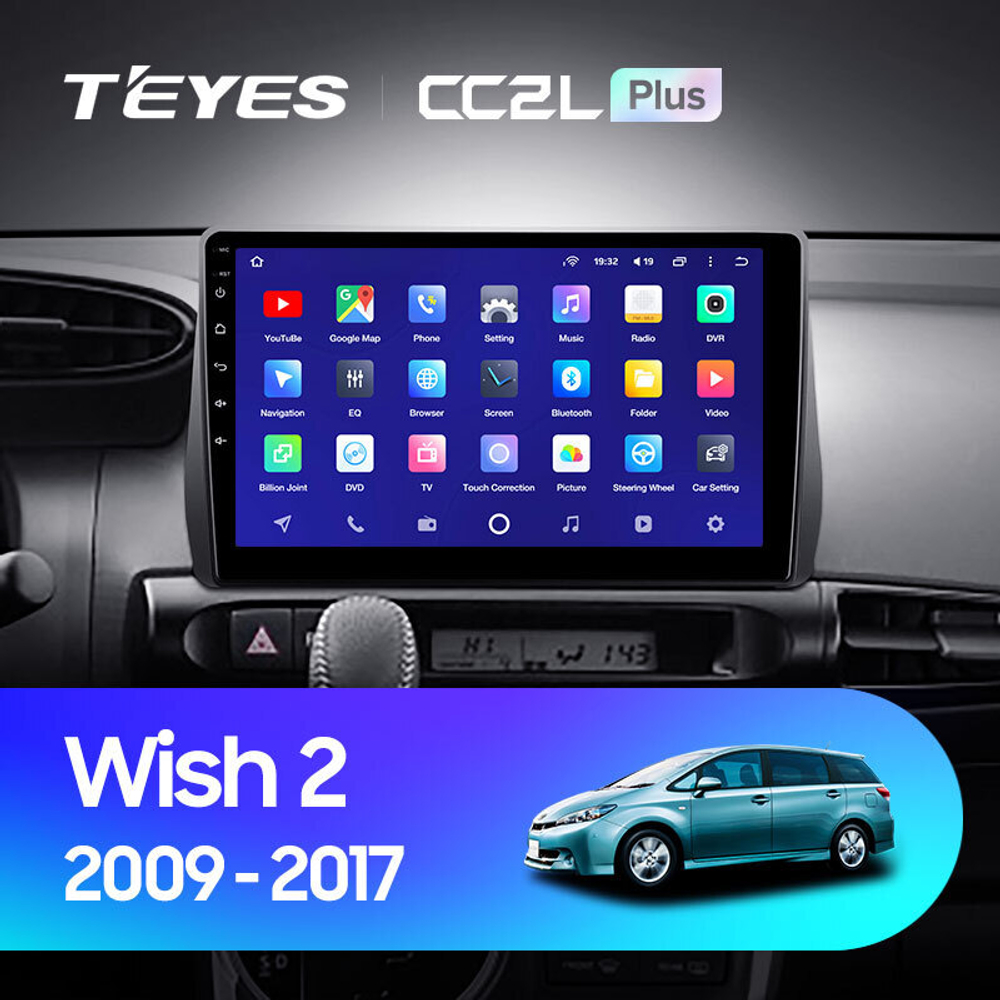 Teyes CC2L Plus 10,2" для Toyota Wish 2009-2017