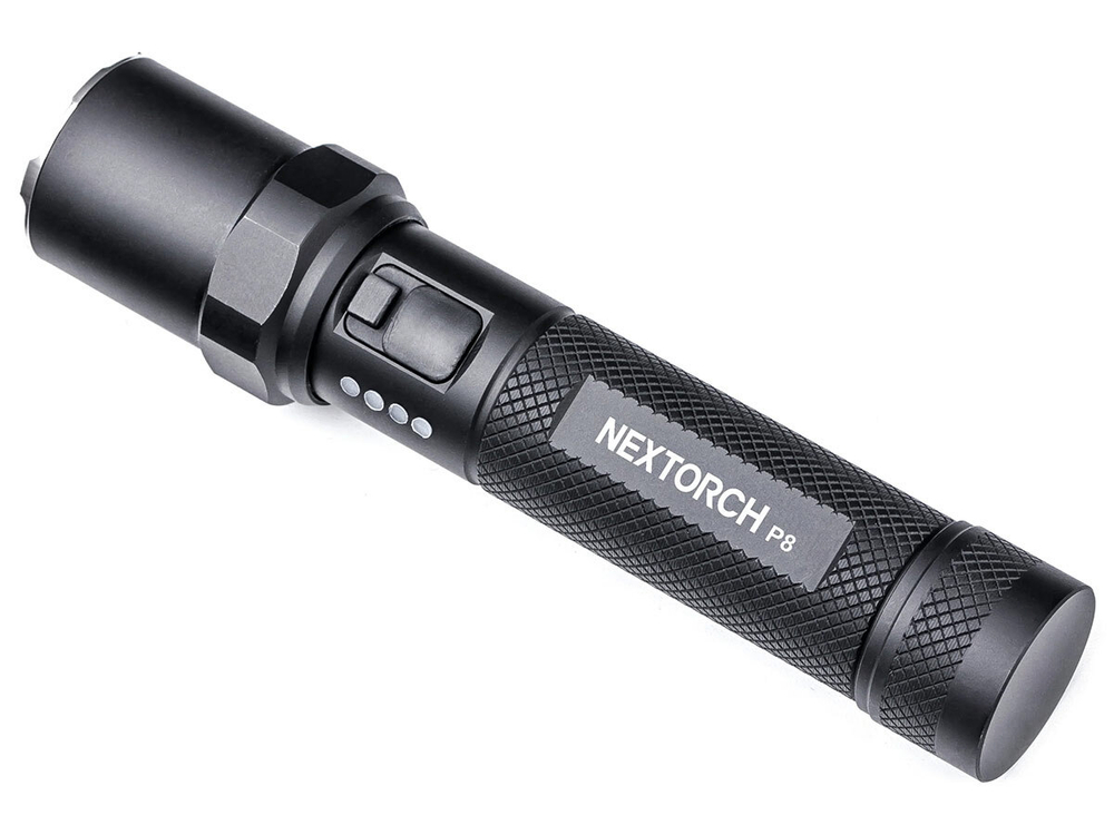 Тактический фонарь Nextorch P8 High Output Compact Duty, 1300 lm, 4 режима, алюминий, 18650 несъёмный, IPX7, 140г