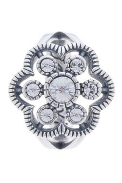 "Виара" кольцо в серебряном покрытии из коллекции "Marella" от Jenavi