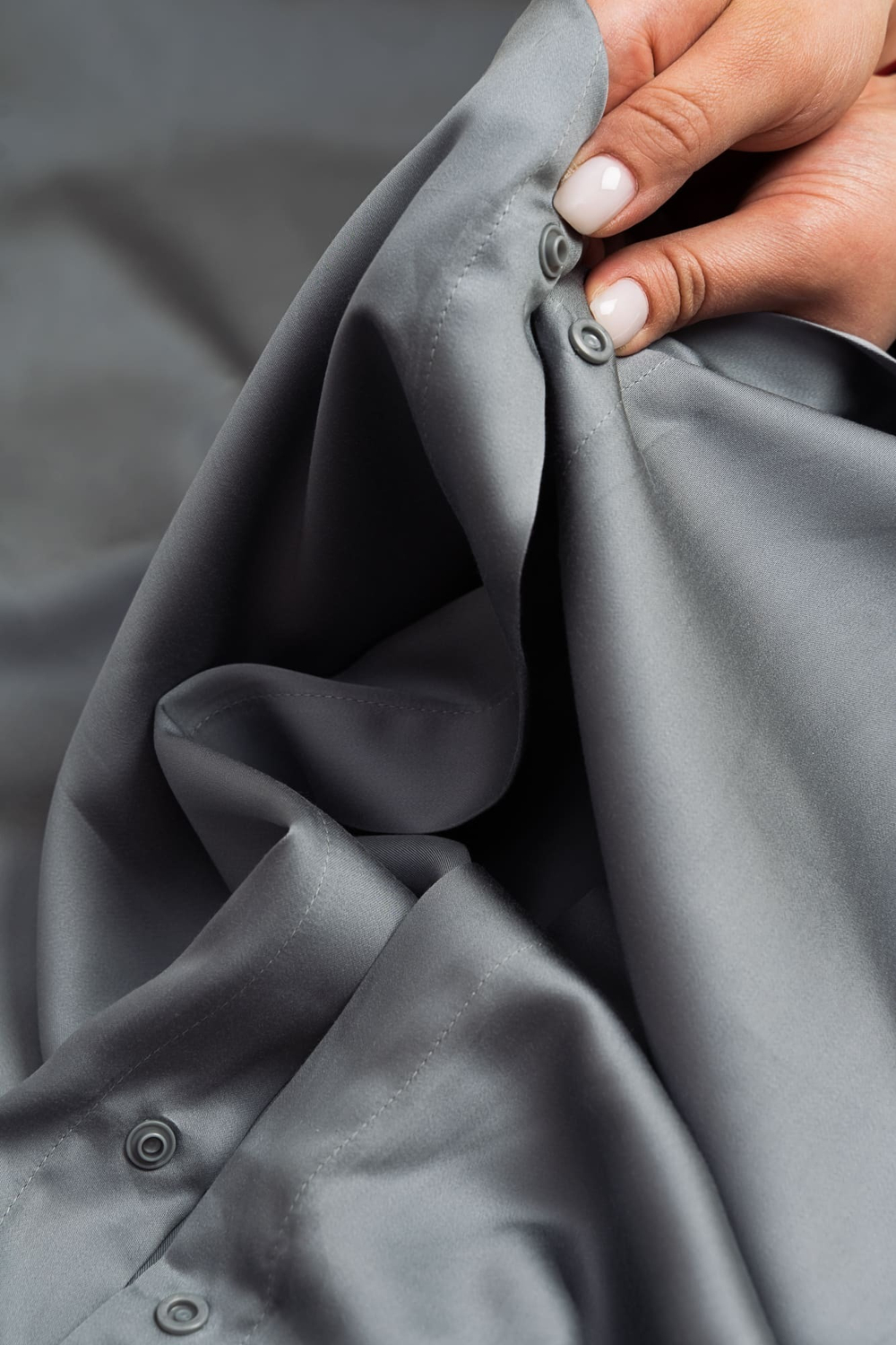 Постельное белье 2 спальное евро German Grass Grey Brilliant серое