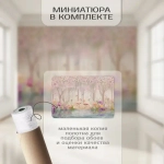 Фотообои флизелиновые 400x271, рисунок фламинго, практичный